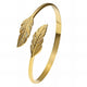 Two Leaves Gold Bracelet 18K Gold Plated Steel Tarnish-free
