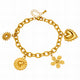 Soft Radiance Bracelet 18K Gold Plated Steel Tarnish-free