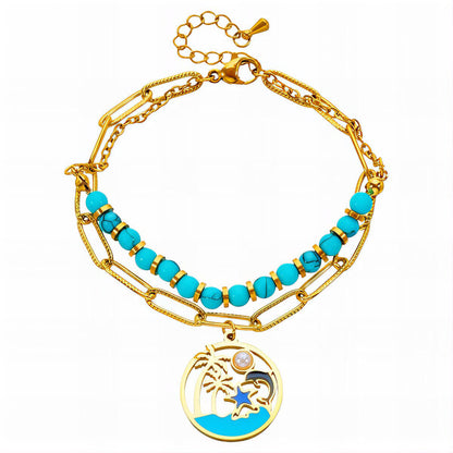 Starfish Signature Bracelet 18K Gold Plated Steel Tarnish-free
