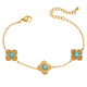 Flower Meadow Bracelet 18K Gold Plated Steel Tarnish-free