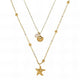 Dynasty Gold Chain 18K Gold Plated Steel Tarnish-free