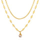 Crown Essence Necklace 18K Gold Plated Steel Tarnish-free